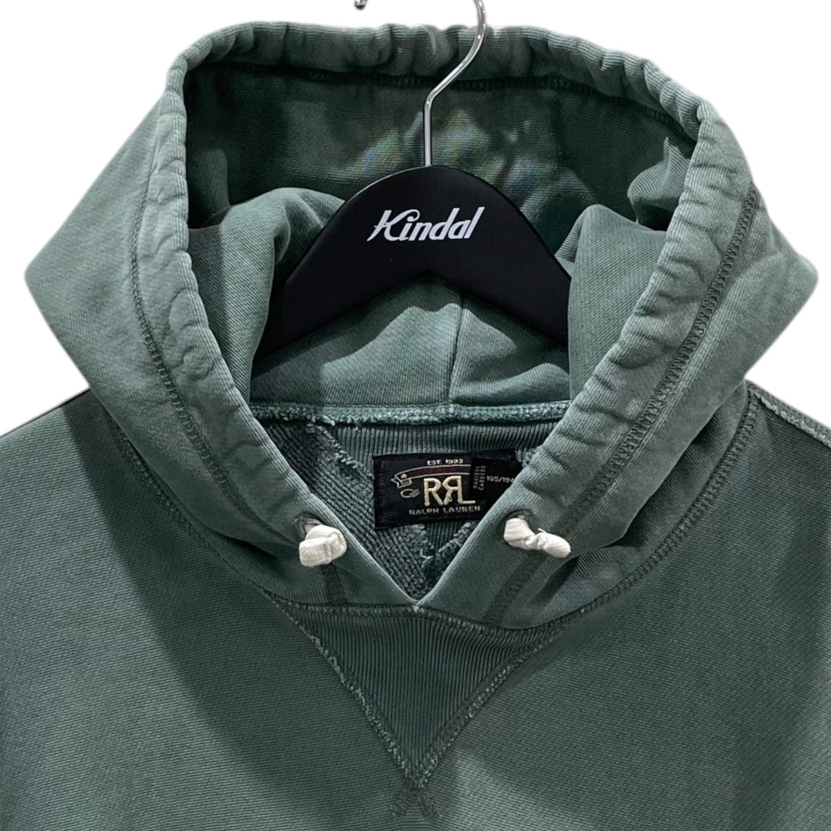 RRL 両Vプルオーバーパーカー Collegiate Hoodie カレッジエイト フーディ 782929541001 古着・中古-3枚目のアイテム画像