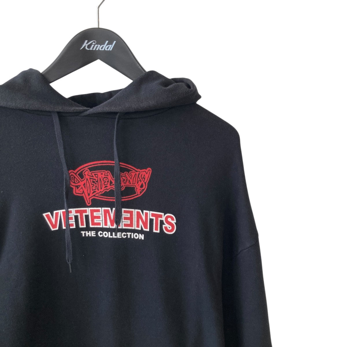VETEMENTS(ヴェトモン) パーカーMSS18TR64 MSS18TR64 ブラック サイズ
