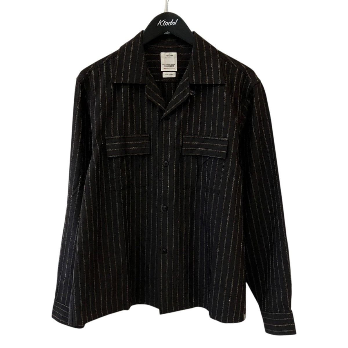 VISVIM KEESEY SHIRTS STRIPEシャツ0125205011005 古着・中古-1枚目のアイテム画像