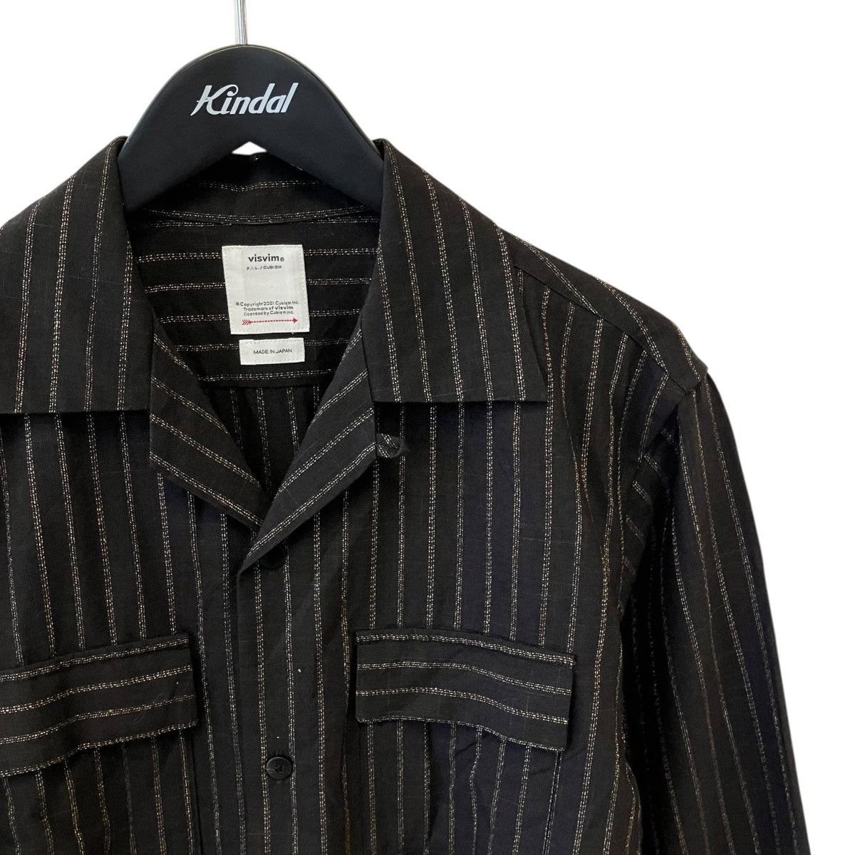 VISVIM KEESEY SHIRTS STRIPEシャツ0125205011005 古着・中古-3枚目のアイテム画像