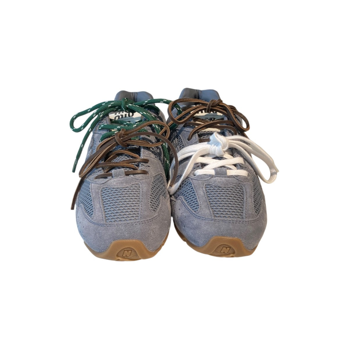 NEW BALANCE×MIU MIU スエードxメッシュスニーカー5E165E 古着・中古-3枚目のアイテム画像