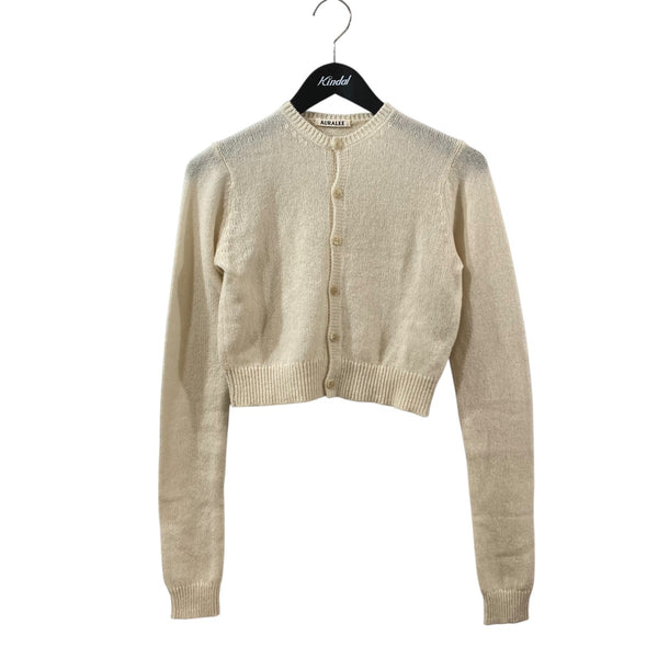 AURALEE(オーラリー) SUMMER CASHMERE KNIT CREW NECK CARDIGANサマー