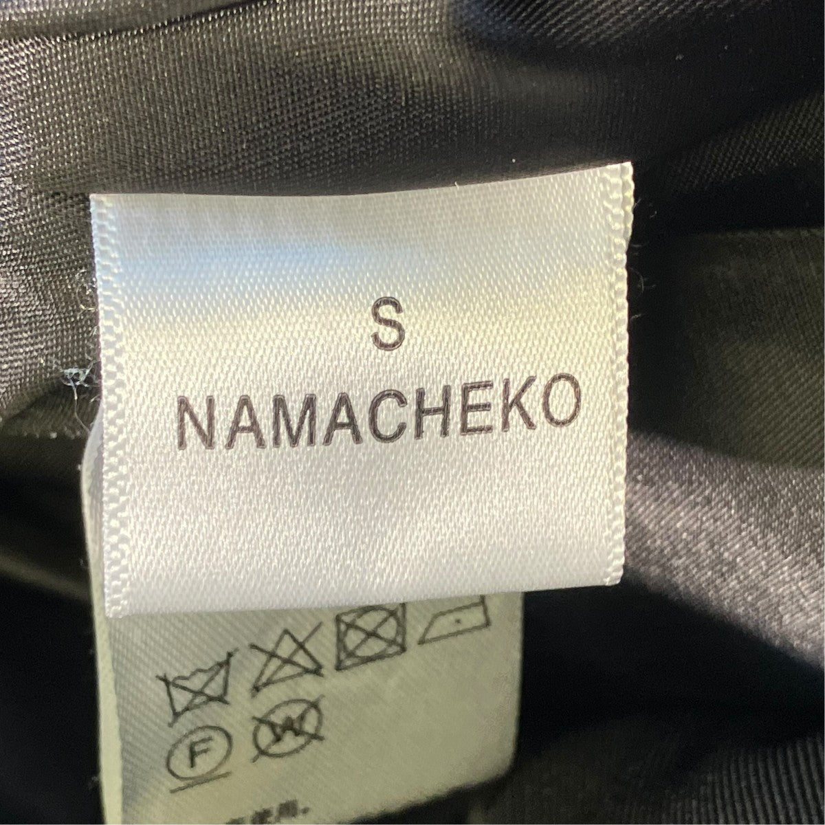 NAMACHEKO 18AWASSYMMETRIC BARBARA JACKETダウンジャケット23-18-1136-857 古着・中古-5枚目のアイテム画像