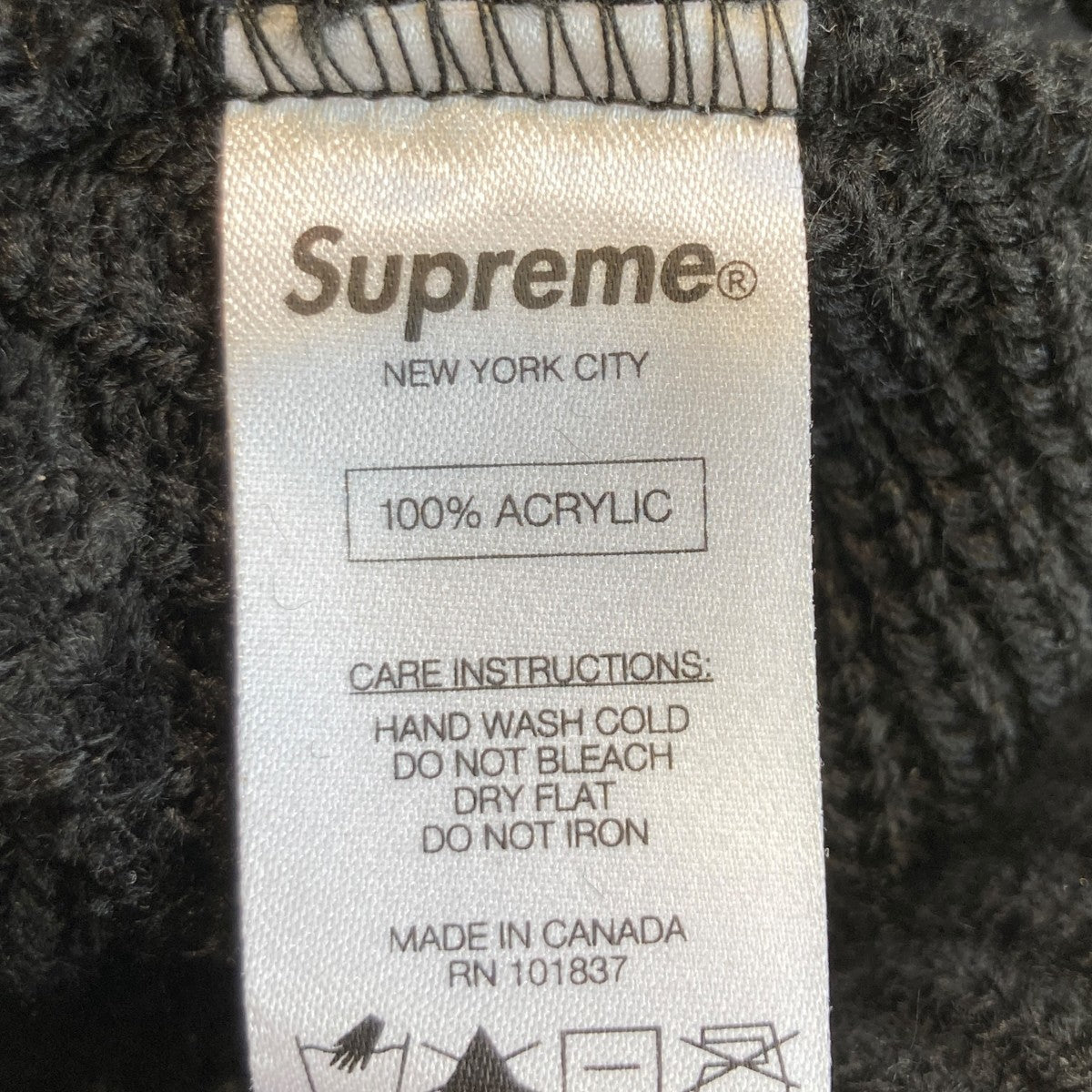 Supreme ニット帽 ビーニー 古着・中古-4枚目のアイテム画像