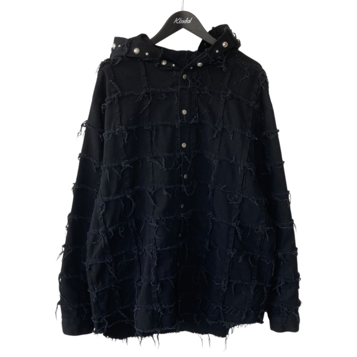 DIG YOUR OWN GRAVE PATCHWORK HOODY SHIRTSパーカー551107 古着・中古-1枚目のアイテム画像