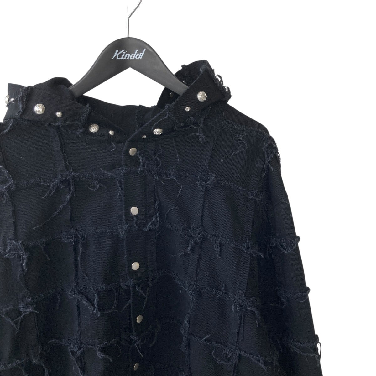DIG YOUR OWN GRAVE PATCHWORK HOODY SHIRTSパーカー551107 古着・中古-3枚目のアイテム画像