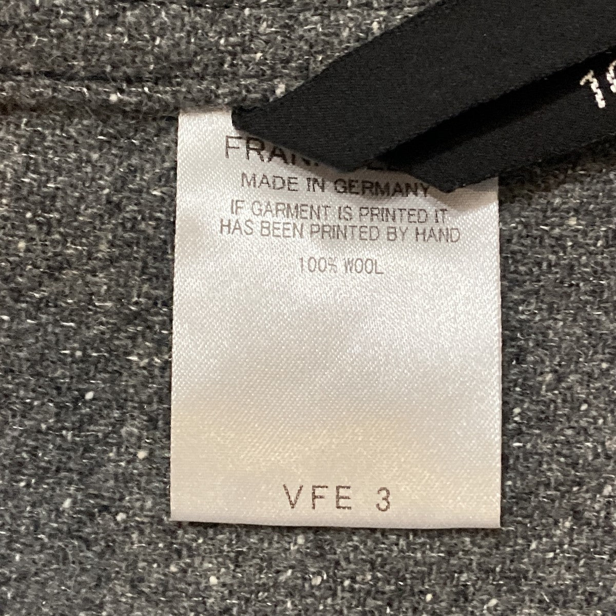 VINTAGE FABRIC EDITIONウールジャケット0822041