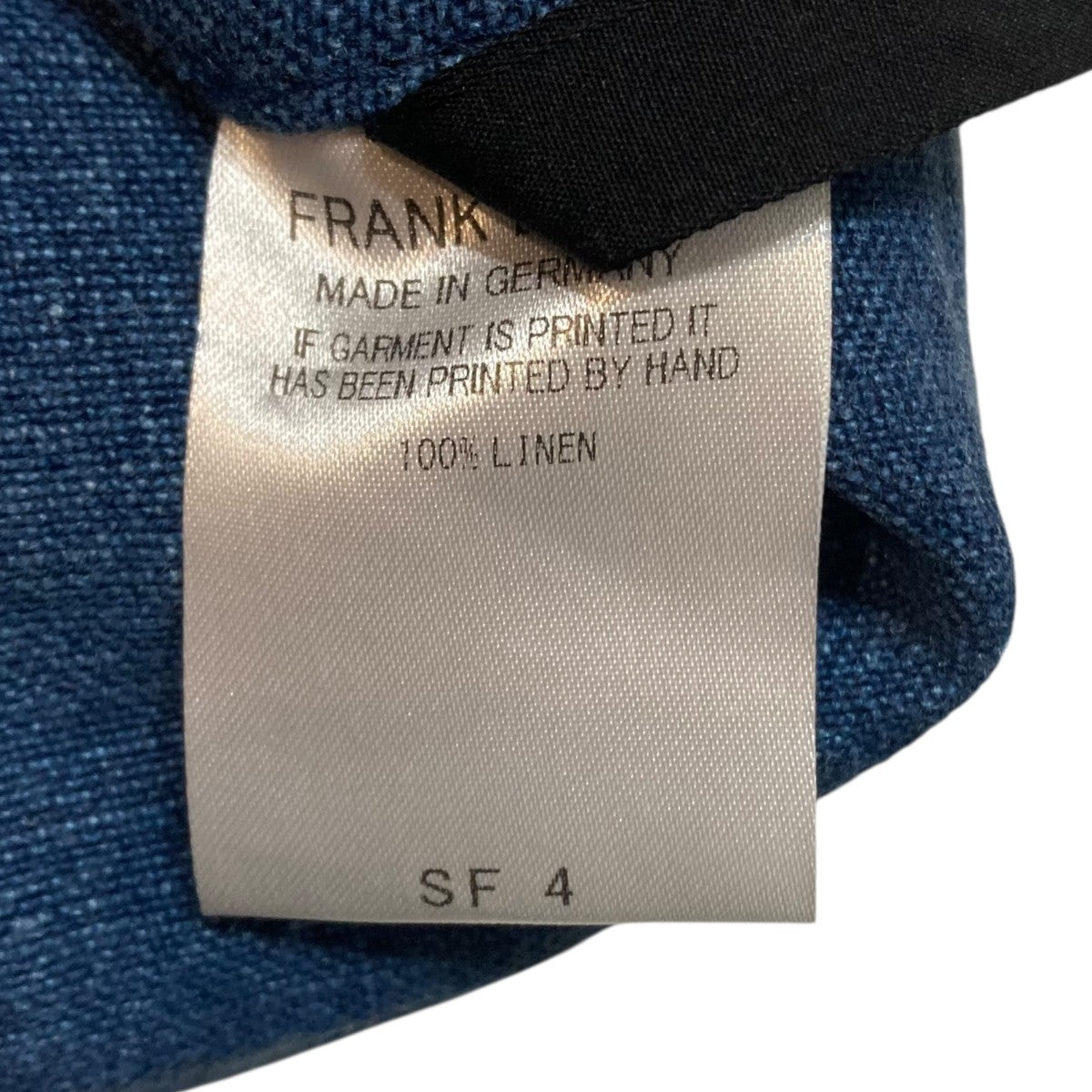 FRANK LEDER インディゴリネンベスト with チェストポケットベスト 古着・中古-7枚目のアイテム画像