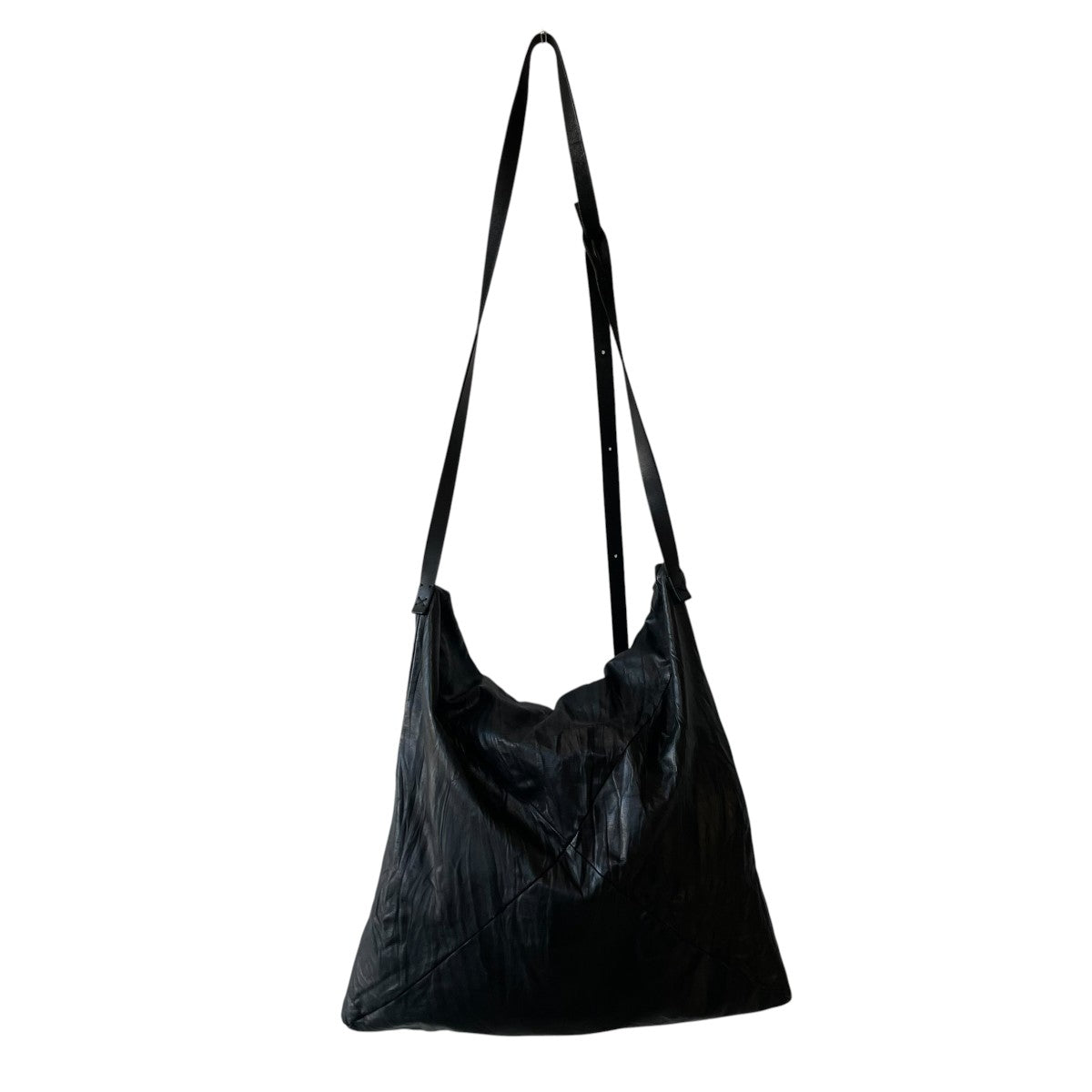 m．a+ squared shoulder bagレザーバッグBE33-SY0.5 古着・中古-2枚目のアイテム画像
