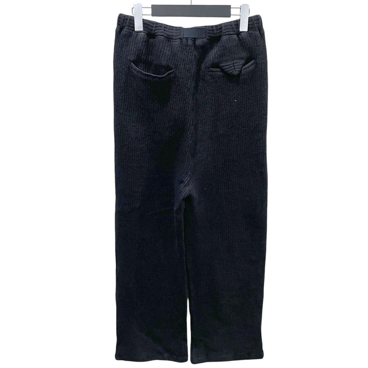 25AW ウールパンツ WOOLCORD BELTLESS SLACKS ウールコードベルトレススラックス ANC-PT85-B