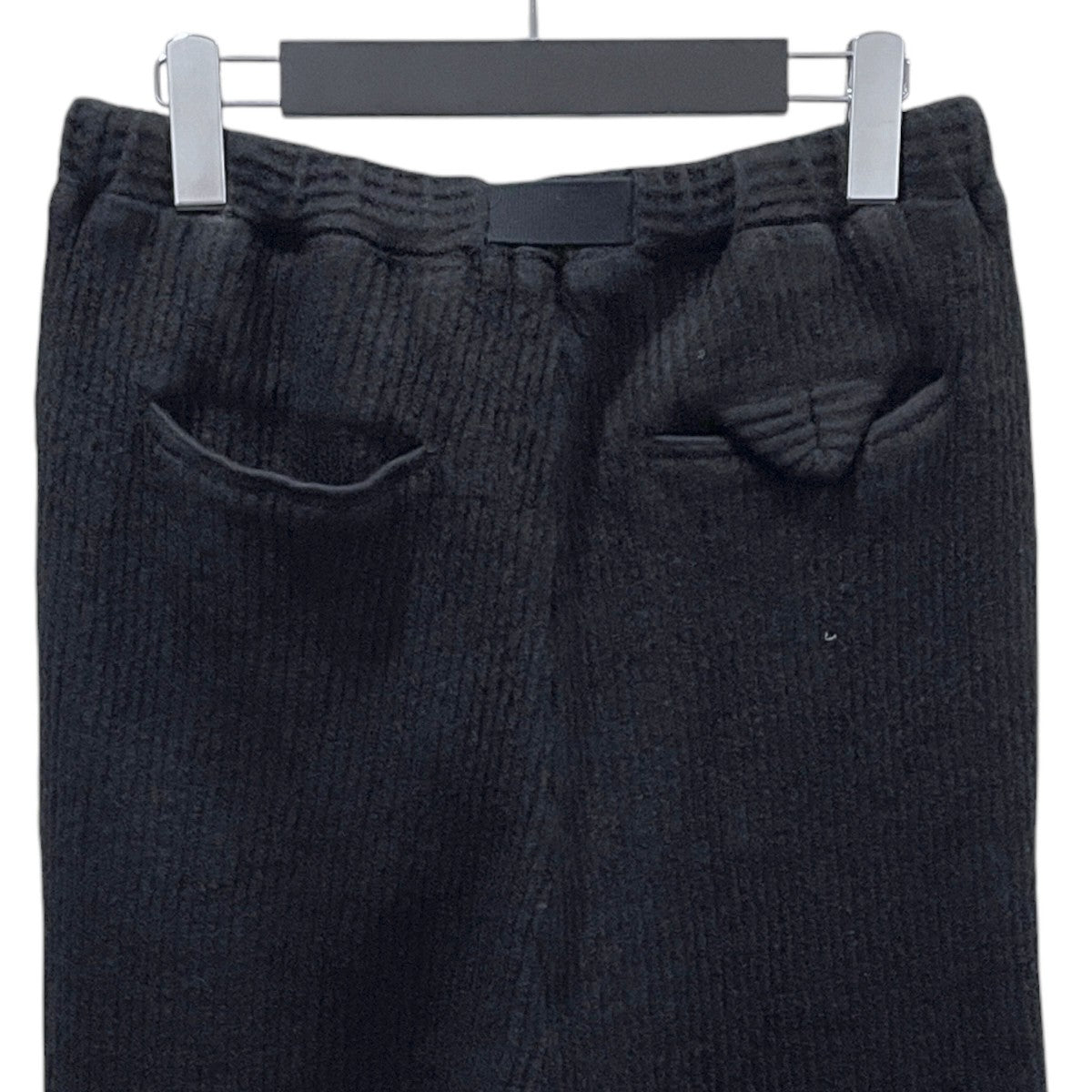 25AW ウールパンツ WOOLCORD BELTLESS SLACKS ウールコードベルトレススラックス ANC-PT85-B