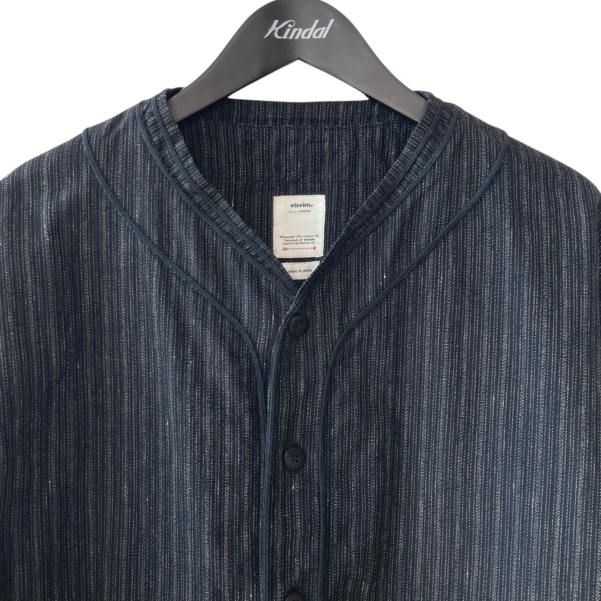 VISVIM DUGOUT L S SANTOMEプルオーバーシャツ0123105011011 古着・中古-3枚目のアイテム画像