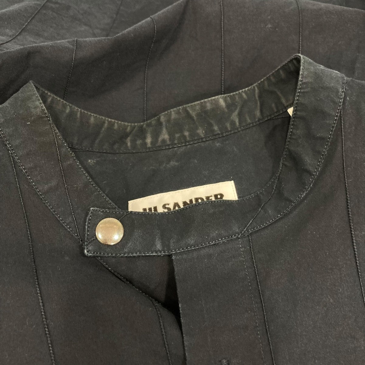 JIL SANDER バンドカラーシャツJSUO742340 古着・中古-6枚目のアイテム画像