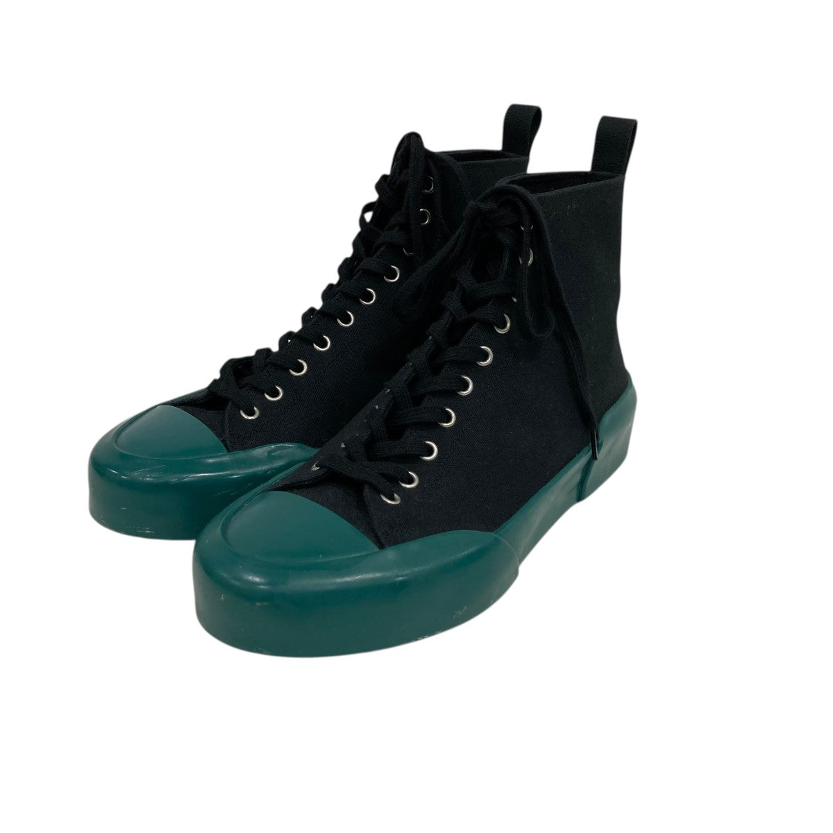 JIL SANDER キャンバスハイカットスニーカー 古着・中古-1枚目のアイテム画像