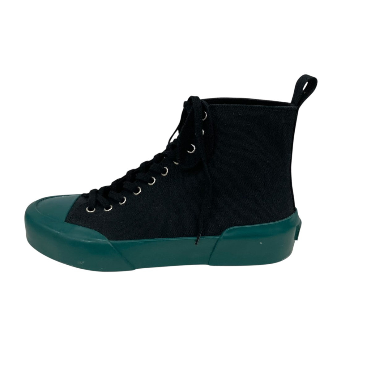 JIL SANDER キャンバスハイカットスニーカー 古着・中古-2枚目のアイテム画像