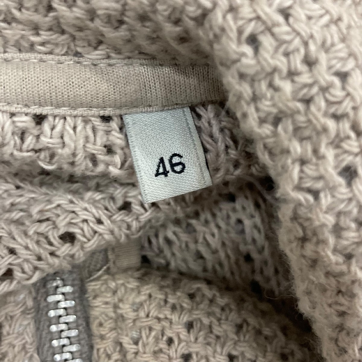 OUR LEGACY SHRUNKEN FULLZIP POLOニットM2246SM 古着・中古-6枚目のアイテム画像