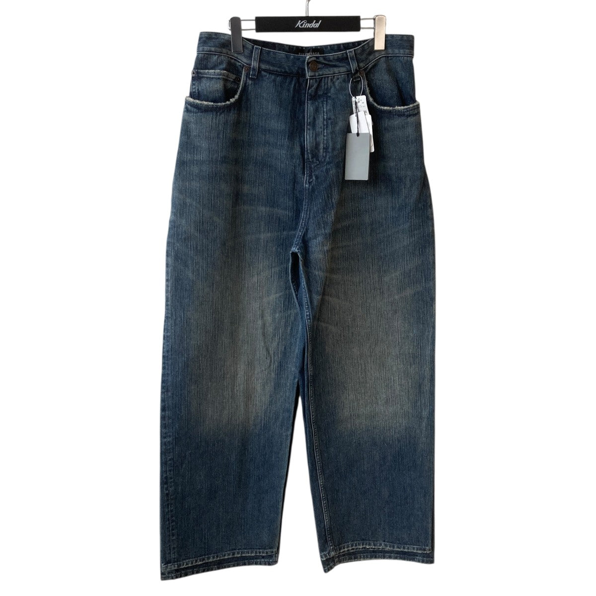 BALENCIAGA 23AWDOUBLE FRONT WIDE LEG JEANSデニムパンツ767979 古着・中古-1枚目のアイテム画像