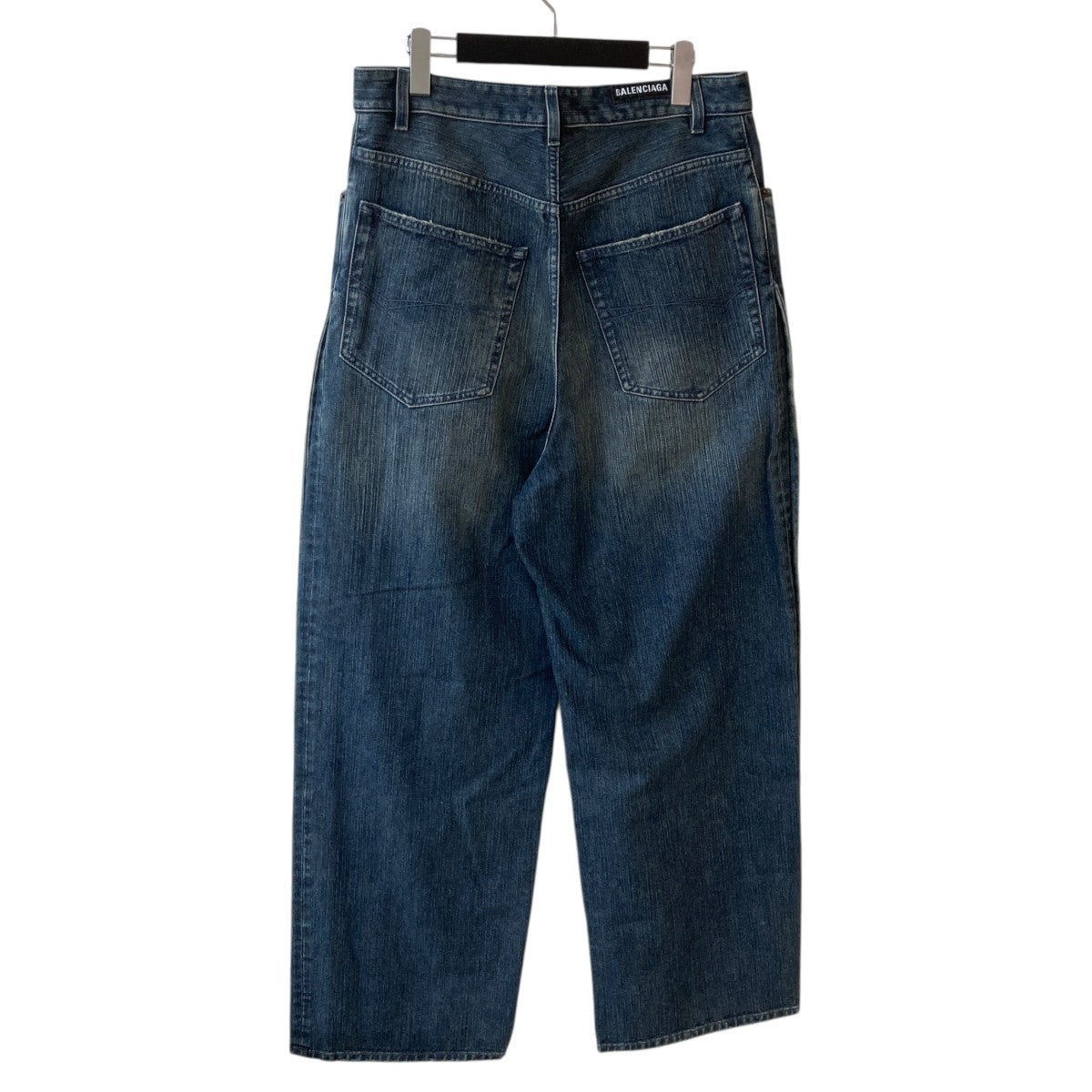 BALENCIAGA 23AWDOUBLE FRONT WIDE LEG JEANSデニムパンツ767979 古着・中古-2枚目のアイテム画像