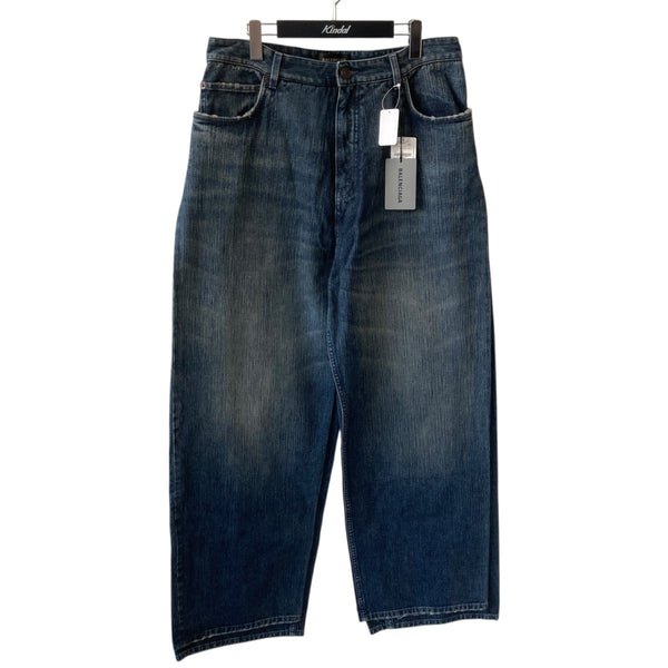 BALENCIAGA JEANS バレンシアガ デニムパンツ BALENCIAGA(バレンシアガ) 23AWDOUBLE FRONT WIDE LEG JEANSデニム