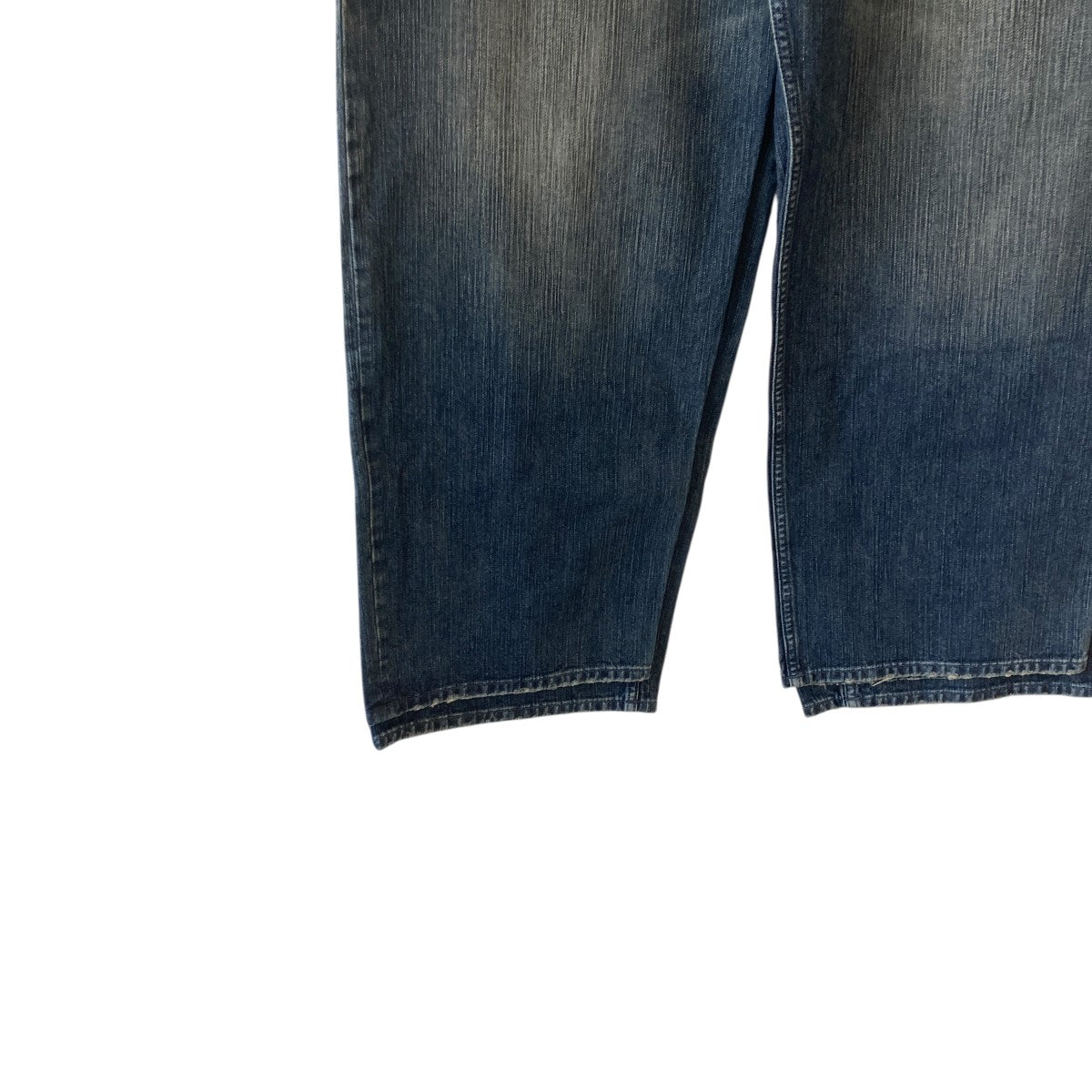 23AWDOUBLE FRONT WIDE LEG JEANSデニムパンツ767979