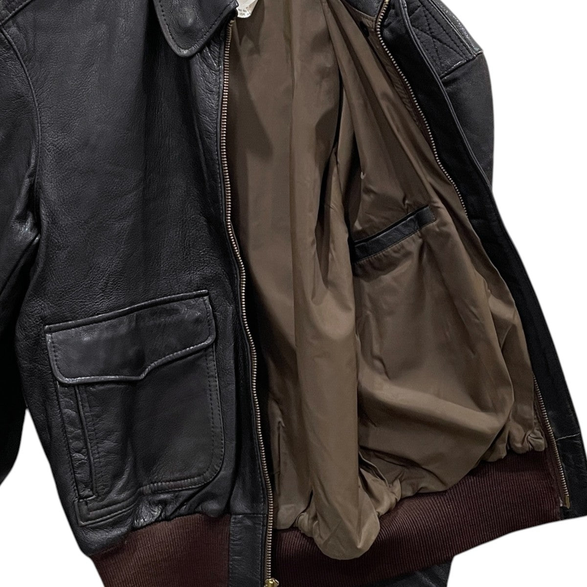 レザーフライトジャケット A-2 Leather Flight Jacket