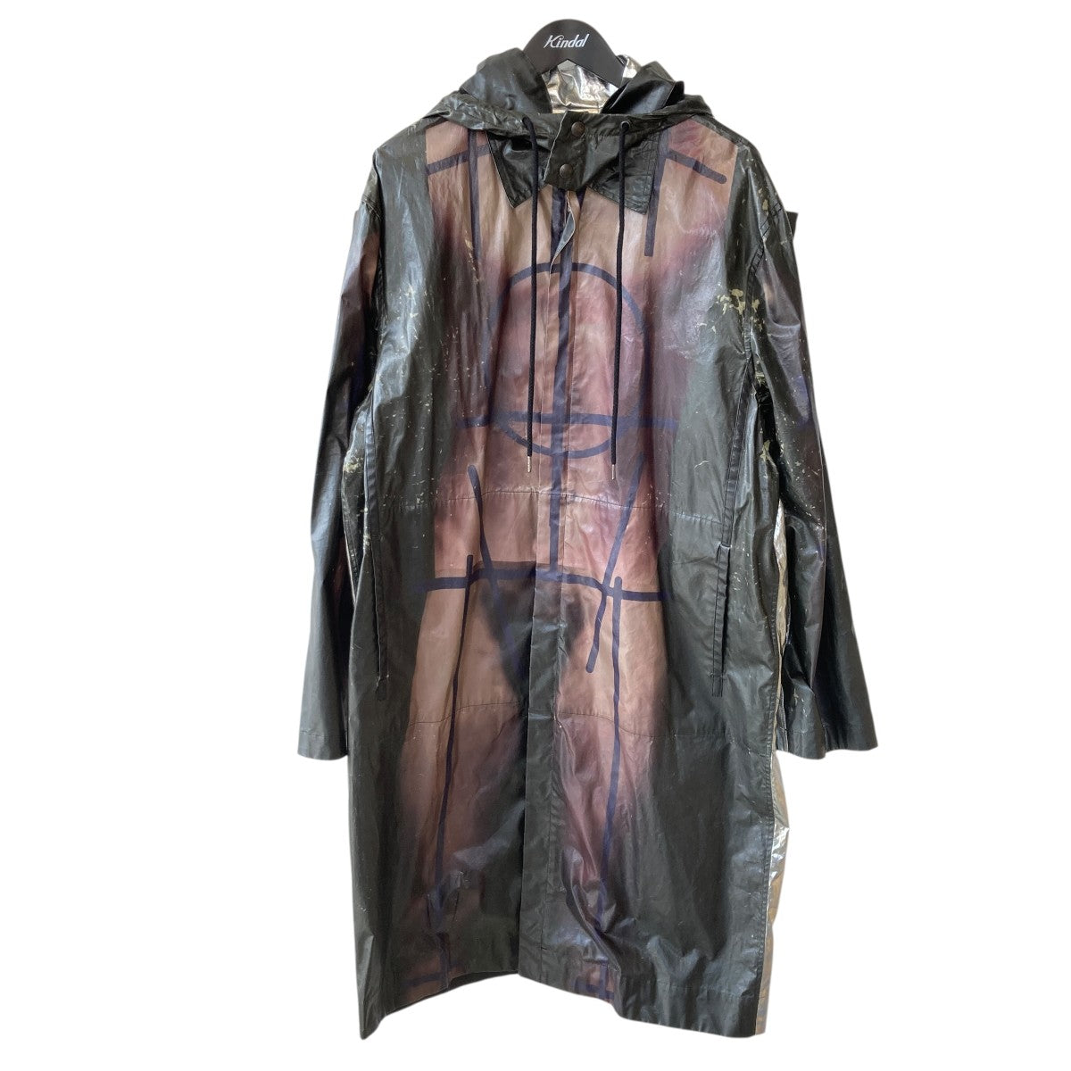 20SSBody Print Bonded Cotton総柄コート