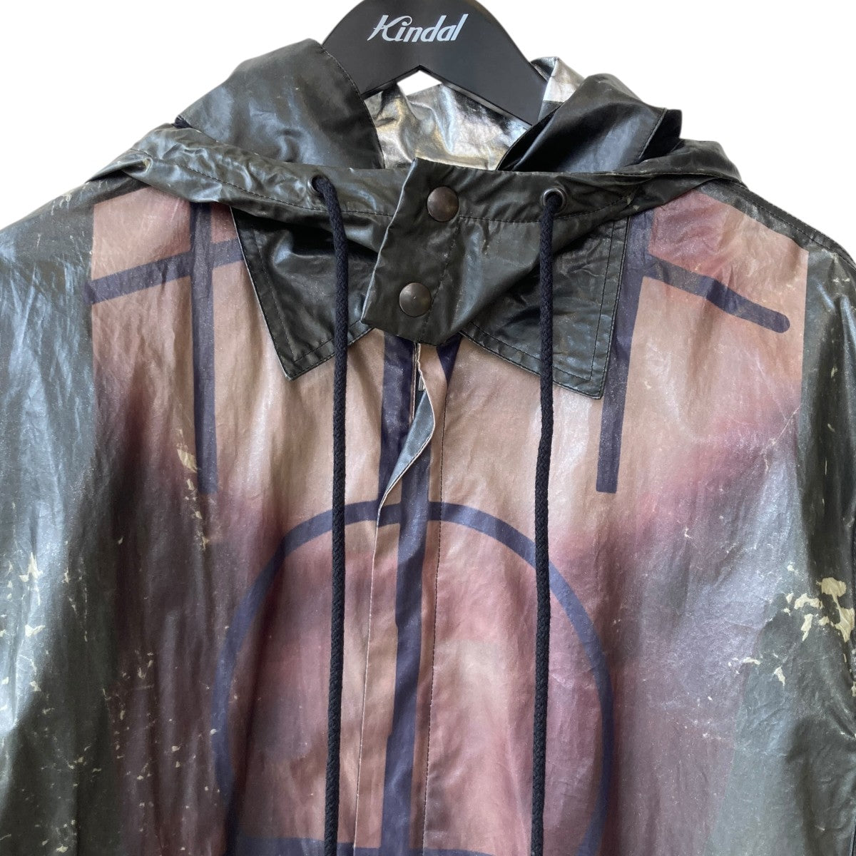 20SSBody Print Bonded Cotton総柄コート