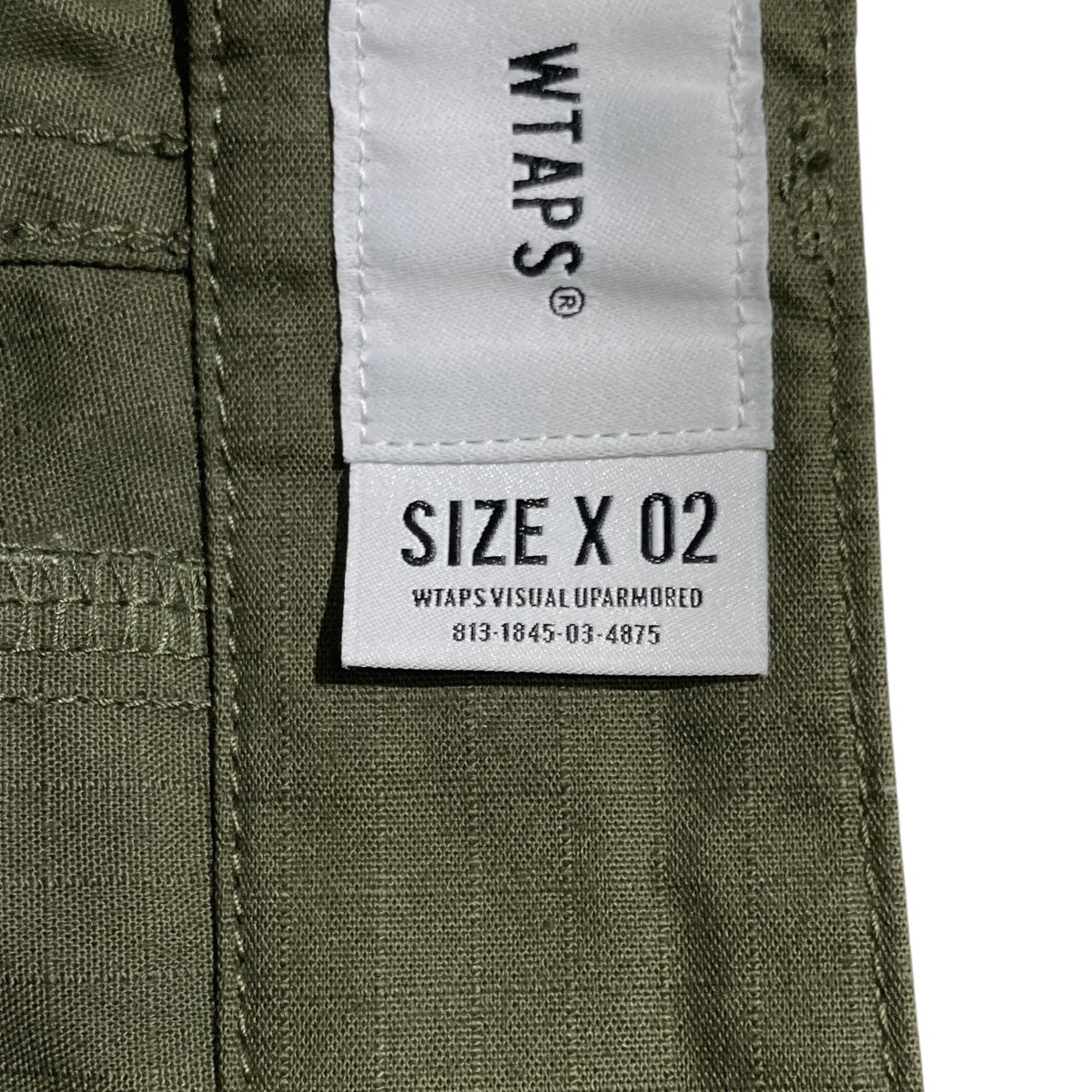 WTAPS CARGO SHORTS COTTON RIPSTOPハーフパンツ211BRDT-PTM05 古着・中古-5枚目のアイテム画像