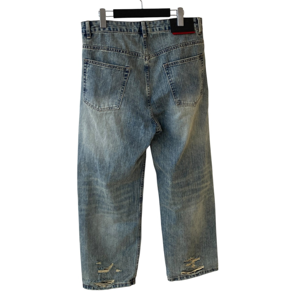 CORD WASHED UNDE CUT DENIMデニムパンツ 古着・中古-2枚目のアイテム画像