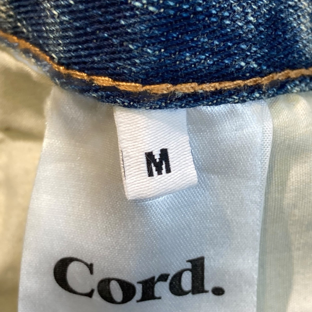 CORD WASHED UNDE CUT DENIMデニムパンツ 古着・中古-5枚目のアイテム画像