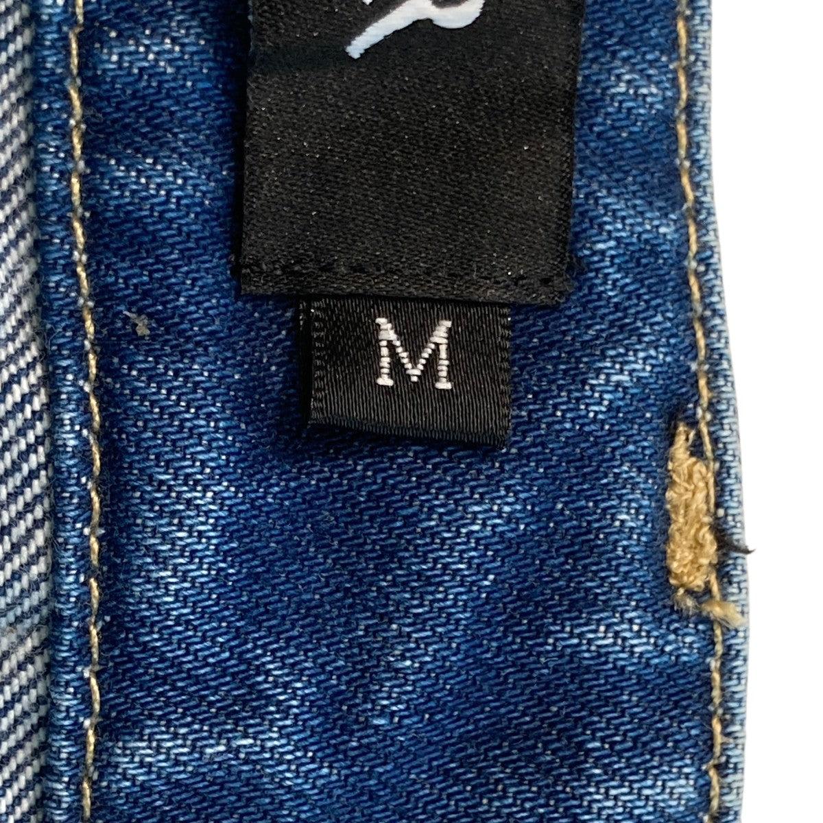 GOAR(ゴア) zipper waisted pantsデニムパンツ インディゴ サイズ M