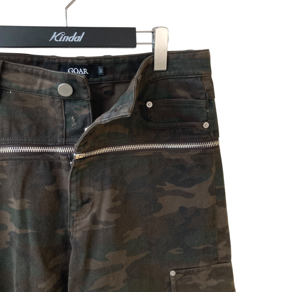 GOAR(ゴア) Camo zipper waisted pantsカモフラージュ柄カーゴパンツ