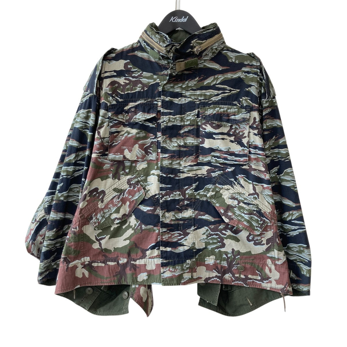 beautiful people×Alpha 26SSdouble-end camouflage field jacket4way ミリタリージャケット797-6152001 古着・中古-1枚目のアイテム画像