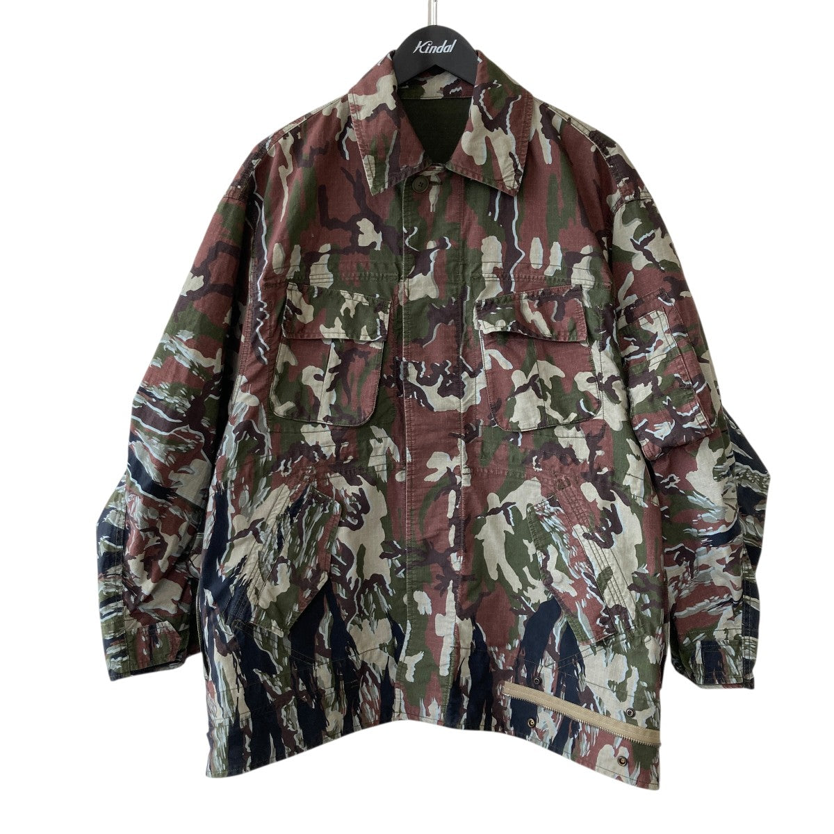 beautiful people×Alpha 26SSdouble-end camouflage field jacket4way ミリタリージャケット797-6152001 古着・中古-3枚目のアイテム画像