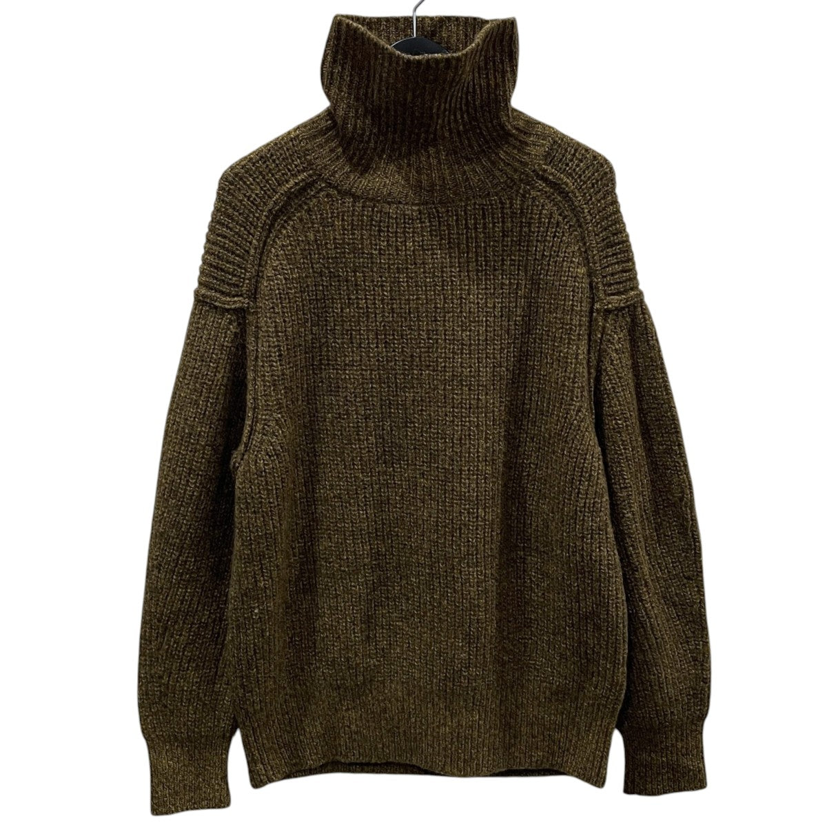 23AW タートルネックニットセーター brushed yak／Shetland wool turtle neck sweater 1233014
