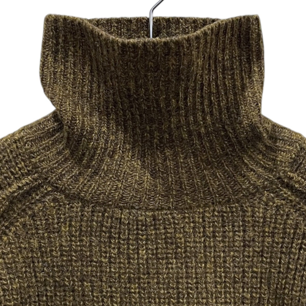 23AW タートルネックニットセーター brushed yak／Shetland wool turtle neck sweater 1233014