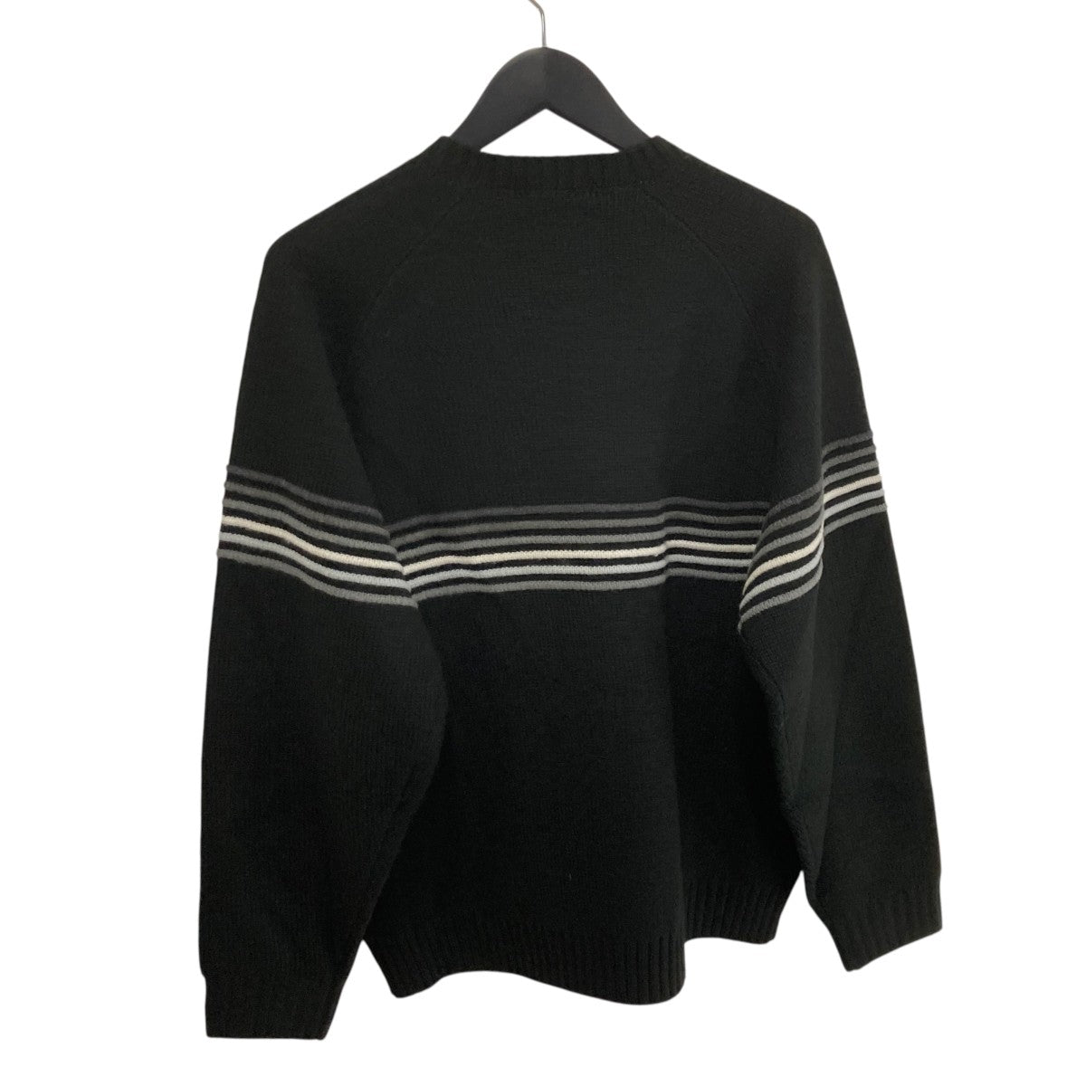 26SSRAISED STRIPE SWEATERニット