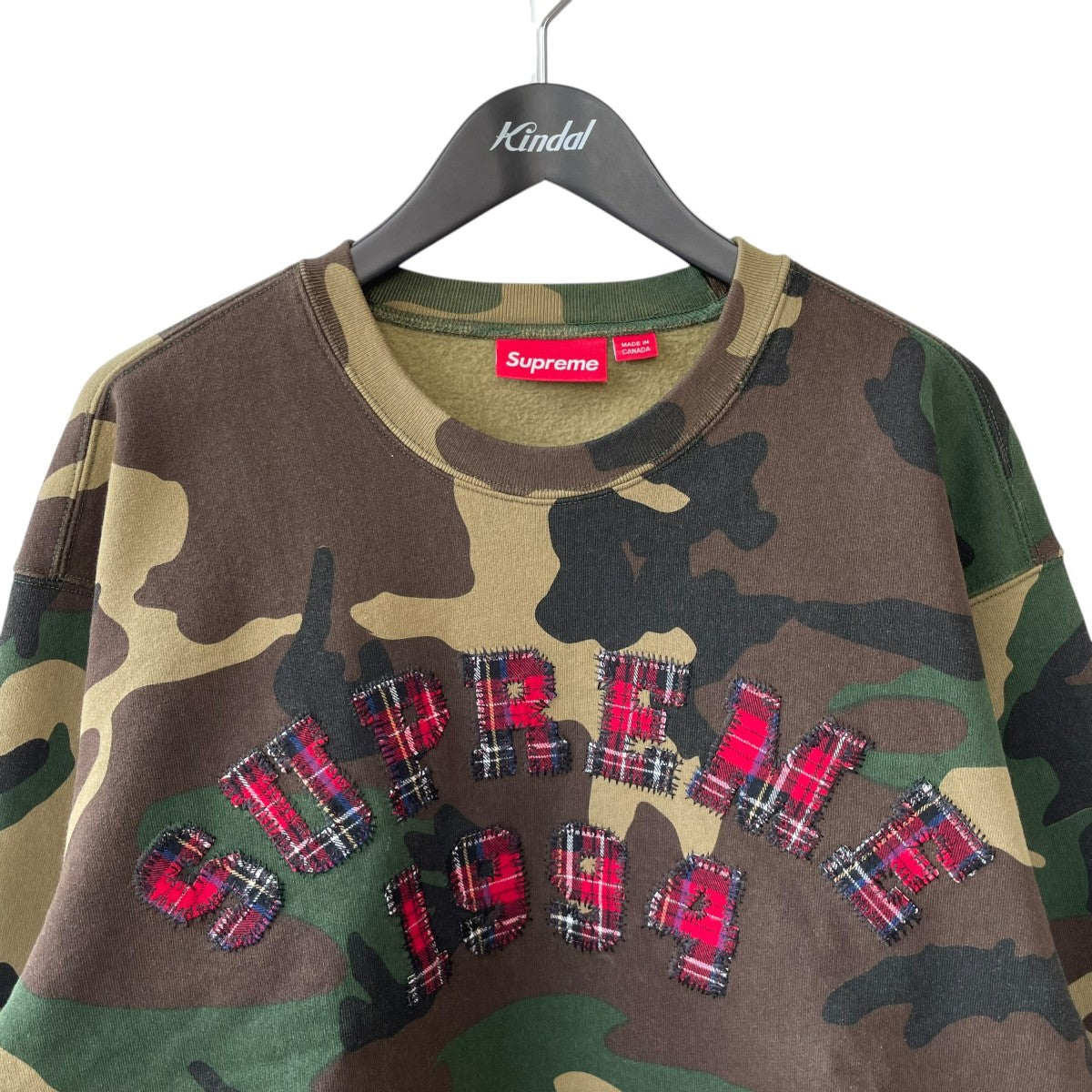 Supreme 26SSPlaid Arc Crewneckカモフラージュ柄スウェット 古着・中古-3枚目のアイテム画像