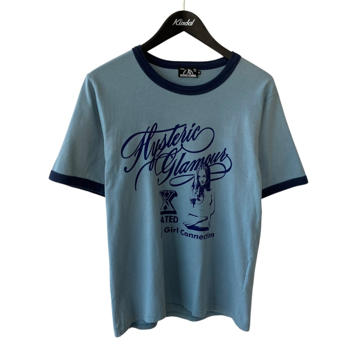 Hysteric Glamour リンガーTシャツ02201CT14 古着・中古-1枚目のアイテム画像