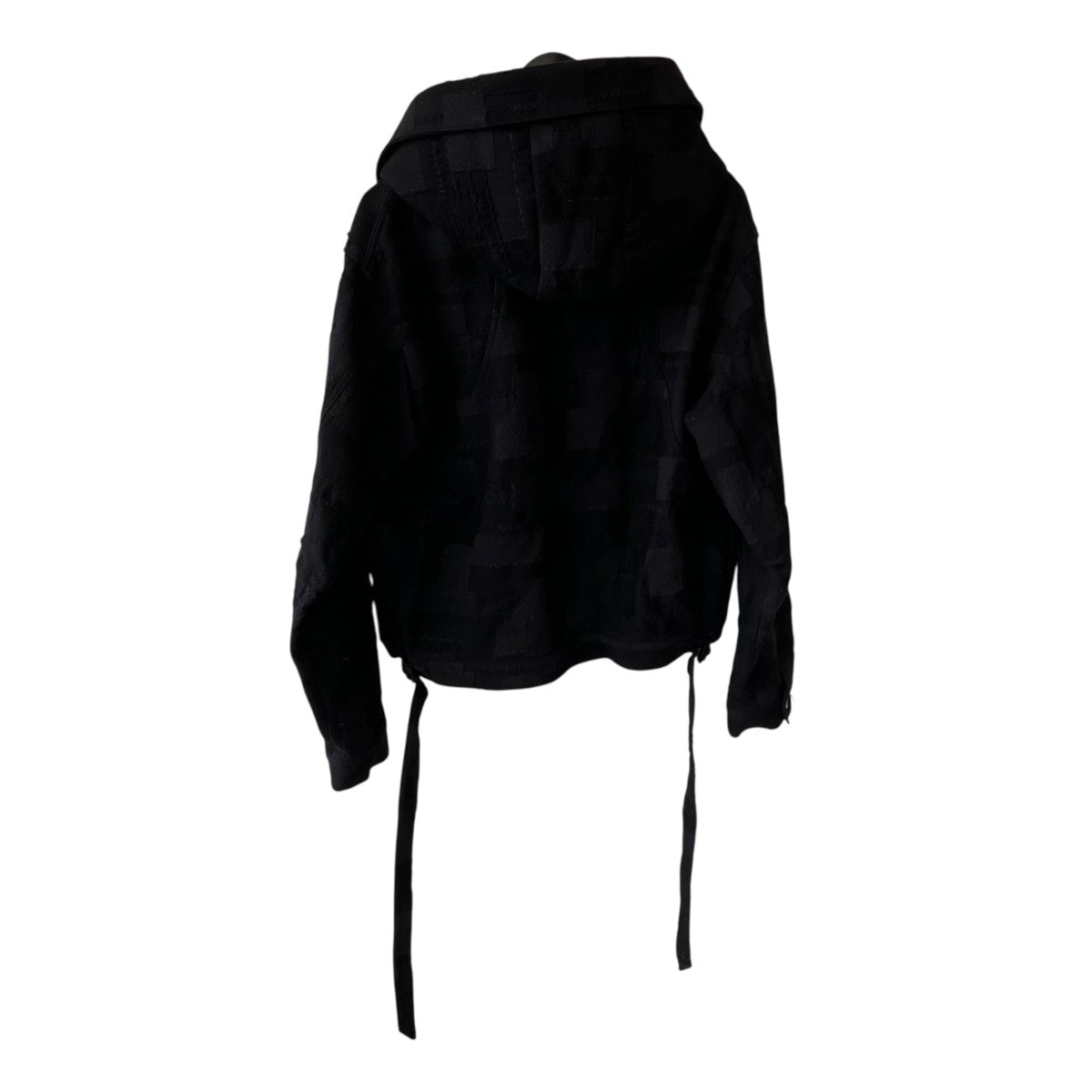 Crust Patchwork Jacquard Hood-Attached JacketジャケットST104-0625A
