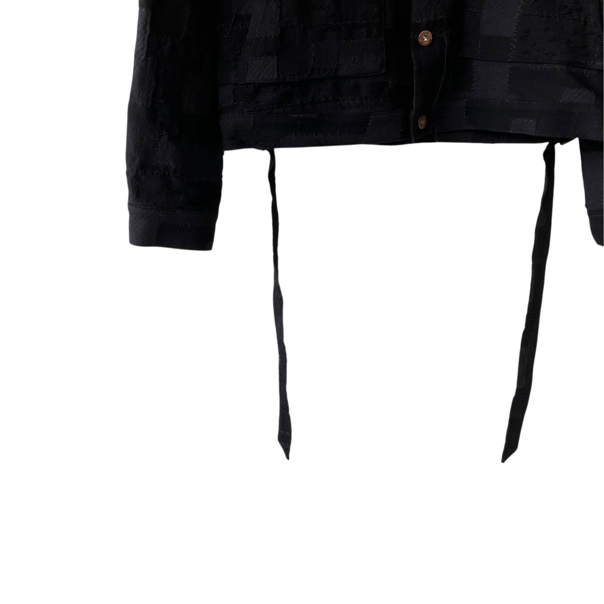 Crust Patchwork Jacquard Hood-Attached JacketジャケットST104-0625A