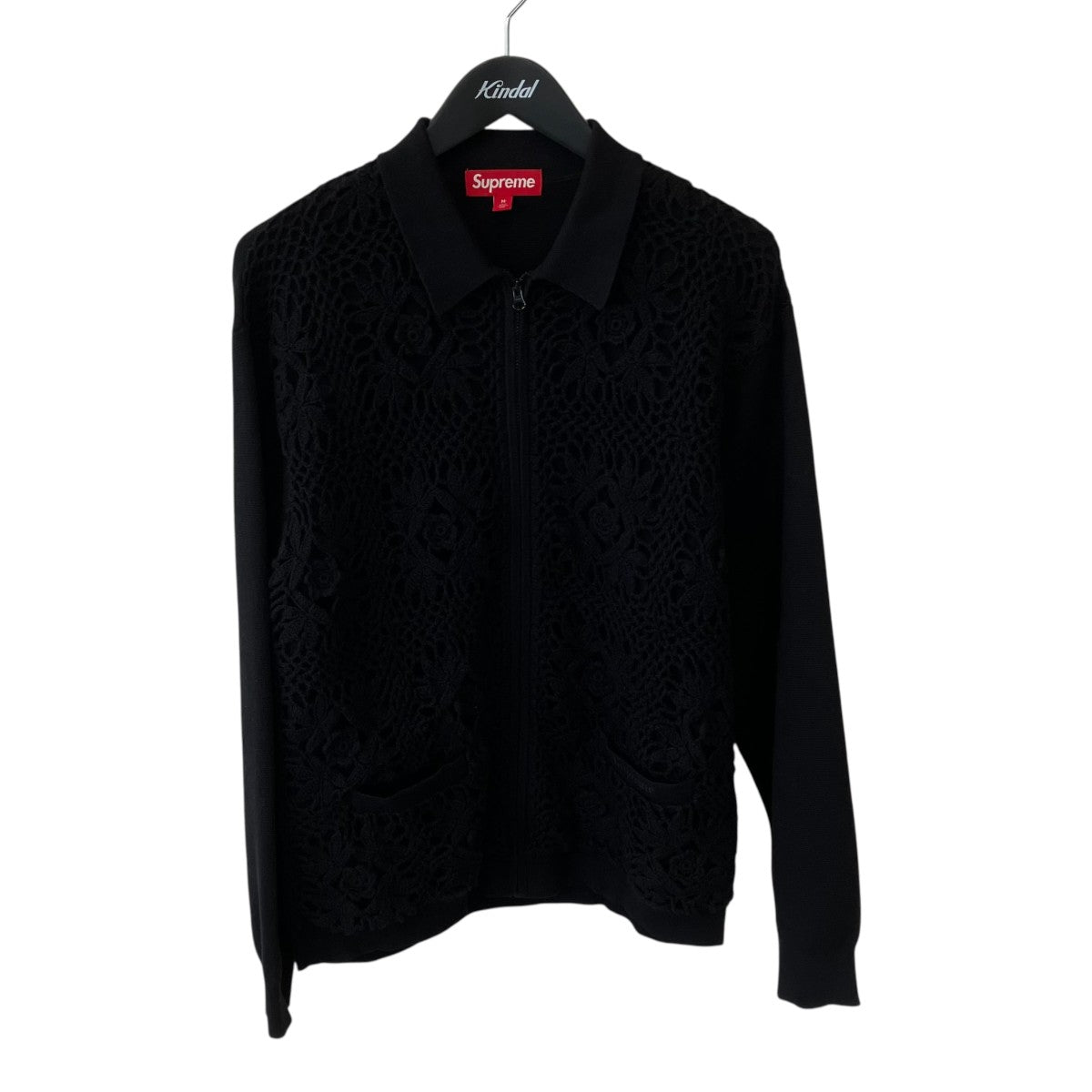 Crochet Zip Up Cardiganジップジャケット