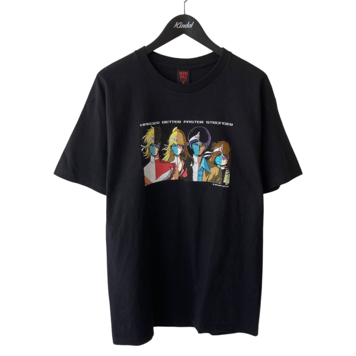 GEEKS RULE DAFT PUNK and Leiji Matsumoto 30 Silkscreen Printing T ShirtプリントTシャツ 古着・中古-1枚目のアイテム画像