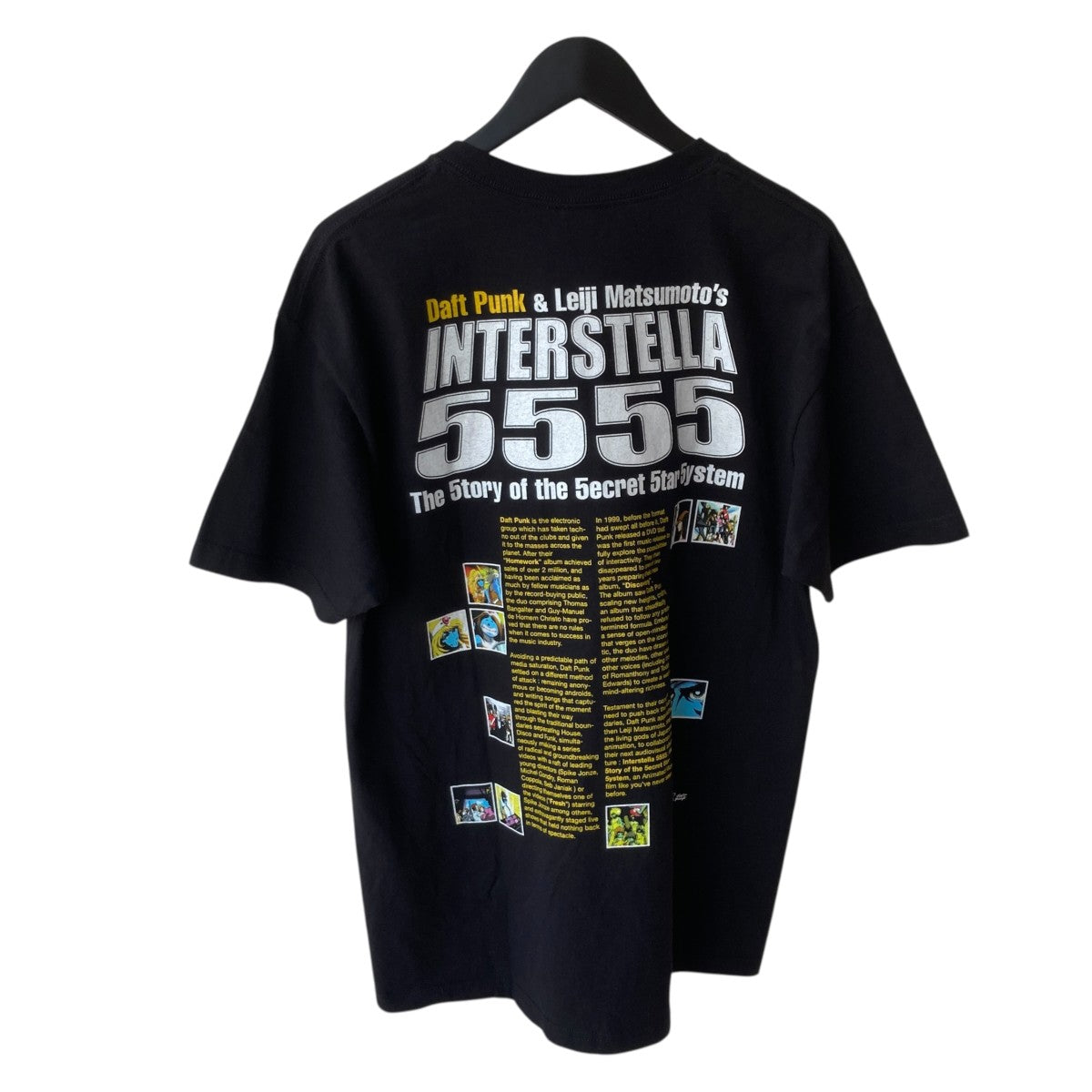 GEEKS RULE DAFT PUNK and Leiji Matsumoto 30 Silkscreen Printing T ShirtプリントTシャツ 古着・中古-2枚目のアイテム画像
