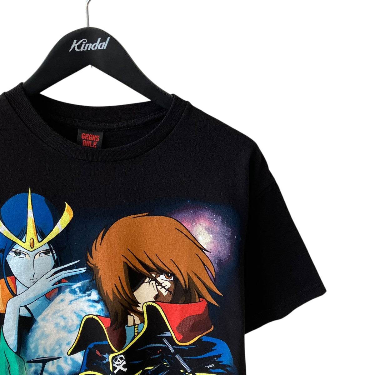 GEEKS RULE Captain Harlock Silkscreen Printing T ShirtプリントTシャツ 古着・中古-3枚目のアイテム画像