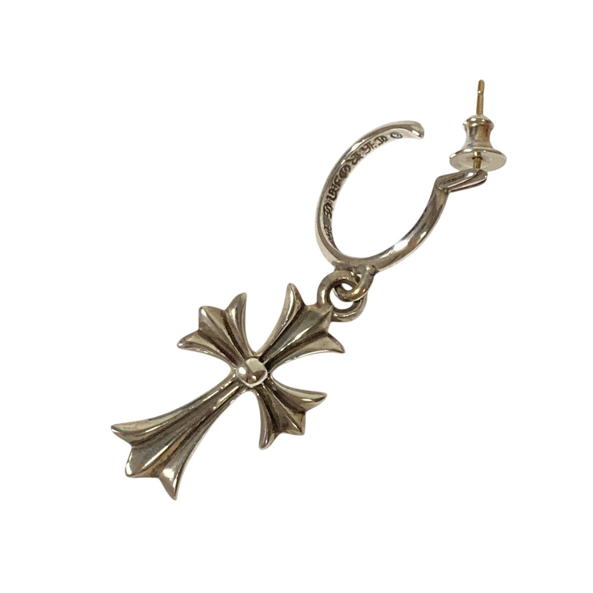 CHROME HEARTS TINY CH CROSSピアス 片耳 古着・中古-1枚目のアイテム画像