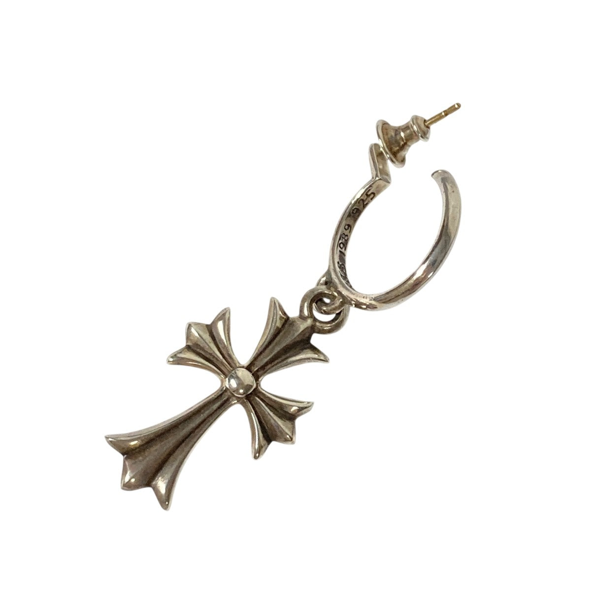 CHROME HEARTS TINY CH CROSSピアス 片耳 古着・中古-3枚目のアイテム画像