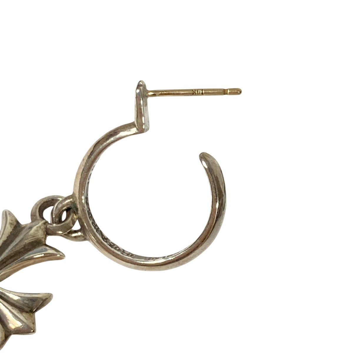CHROME HEARTS TINY CH CROSSピアス 片耳 古着・中古-4枚目のアイテム画像