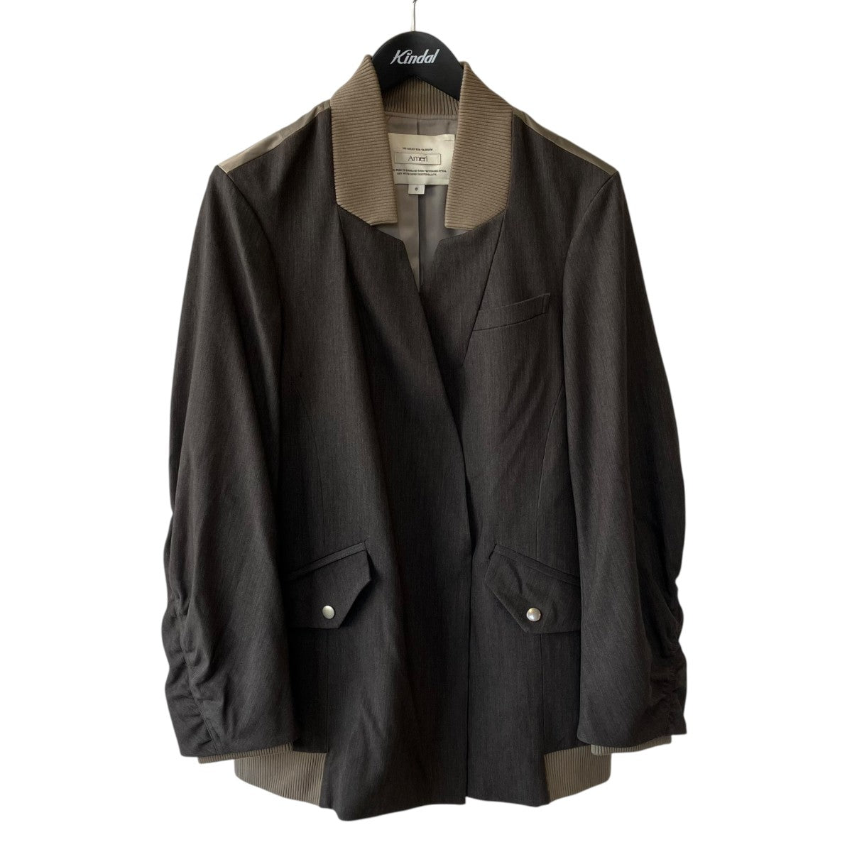 MILITARY DOCKING COLLARLESS JACKETジャケット0125206910290