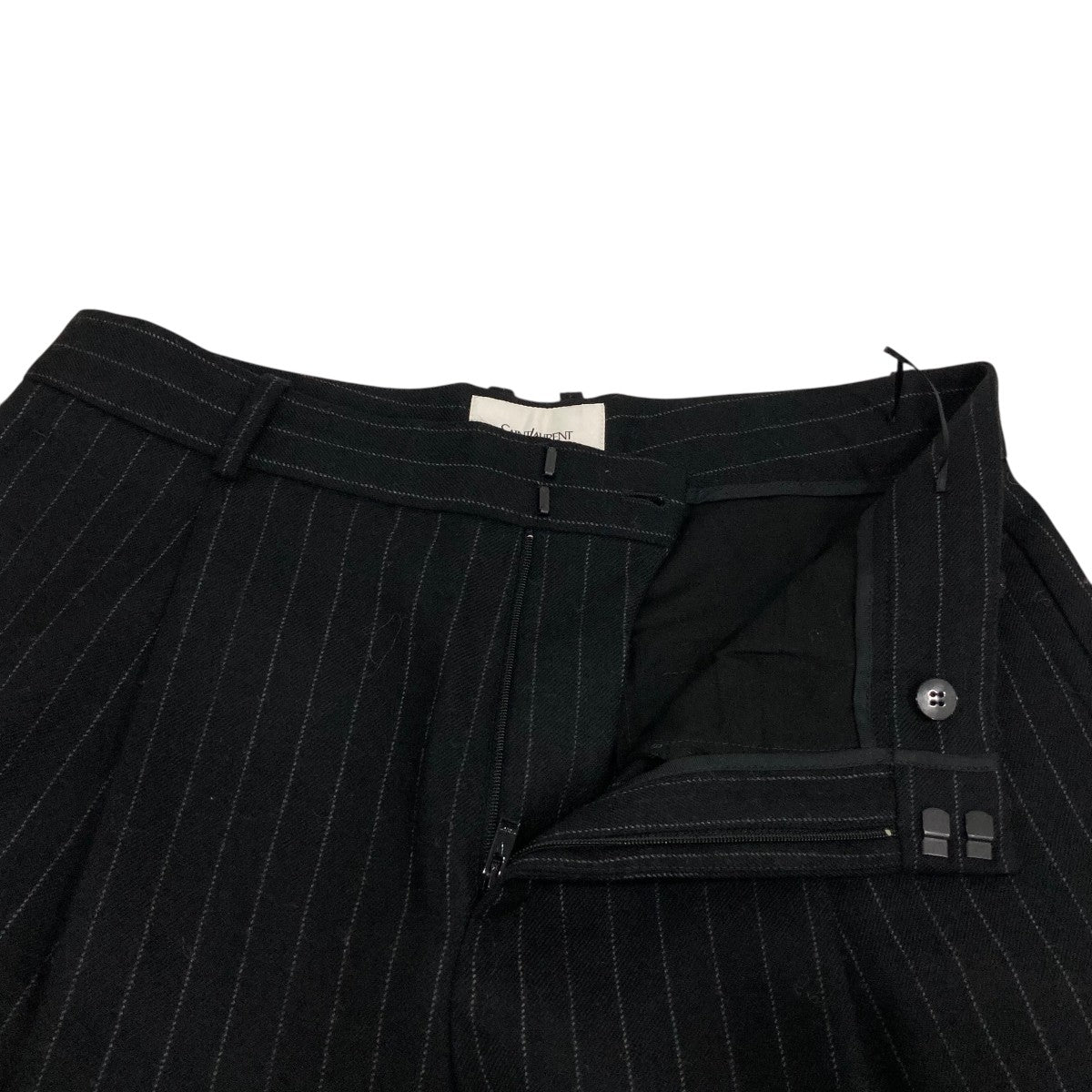 Saint Laurent Paris ストライプスラックス796136 古着・中古-3枚目のアイテム画像